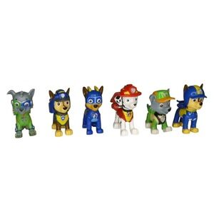 Nickelodeon Paw Patrol‎ Mixed Lot of 6 Toy Action Figures 2.5"